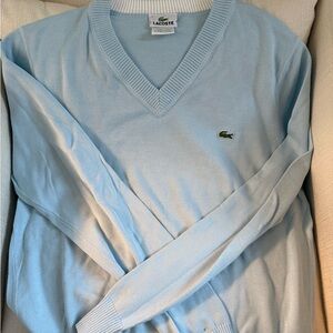 NWOT Men's V Neck Lacoste Sweater size 3